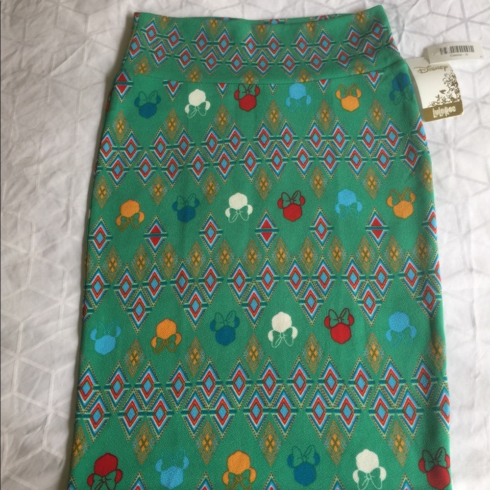 Disney Minnie Mouse Cassie LulaRoe Skirt Pencill. Size S